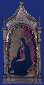 欧洲12-19世纪油画六_GIOVANNI d'Aalponte - The Virgin Annunciate - Right Pinnacle